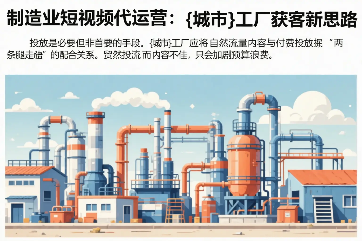 制造业短视频代运营:乌翠工厂获客新思路